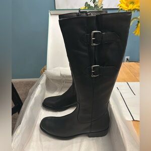 Clark’s Mullin Spice Black Riding Boots